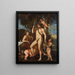 Bacchus Apollon - Nicolas Poussin — kehystetty taideteos seinällä