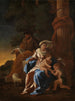 La Sainte Famille avec l'enfant Jean - Nicolas Poussin — näkymä teoksesta