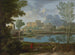 Maisema rauhallisuudella - Nicolas Poussin — näkymä teoksesta
