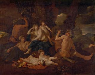 L'enfance de Bacchus - Nicolas Poussin — näkymä teoksesta