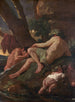 Midas pesee Pactolilähteessä - Nicolas Poussin — näkymä teoksesta