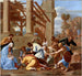 L'Adoration des Mages - Nicolas Poussin — näkymä teoksesta
