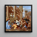 L'Adoration des Mages - Nicolas Poussin — kehystetty taideteos seinällä
