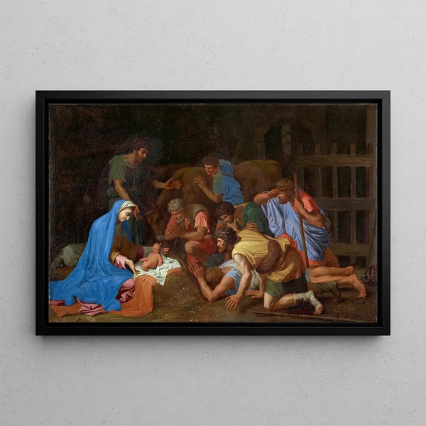 Nicolas Poussin - The Adoration of the Shepherds.webp