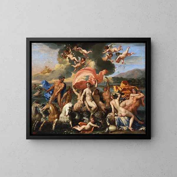 La Naissance de Vénus - Nicolas Poussin — kehystetty taideteos seinällä