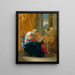 La Sainte Famille - Nicolas Poussin — kehystetty taideteos seinällä