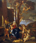 La Sainte Famille avec saint Jean-Baptiste - Nicolas Poussin — näkymä teoksesta