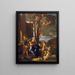 La Sainte Famille avec saint Jean-Baptiste - Nicolas Poussin — kehystetty taideteos seinällä