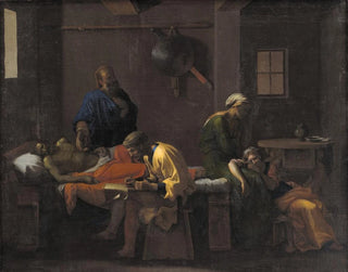 Le Testament d'Eudamidas - Nicolas Poussin — näkymä teoksesta
