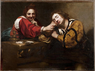 Nicolas Regnier - Sleeper Awakened by a Young Woman with Fire.webp