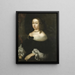 Hedvig Eleonora 1636-1715 Reine de Suède - Nicolas Vallar — kehystetty taideteos seinällä