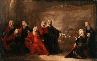 Nicolas de Largillire - Allgorie des fianailles de Louis XV avec linfante MarieAnneVictoire dEspagne.webp