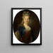 Portrait de femme - Nicolas de Largillière — kehystetty taideteos seinällä