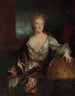Portrait of Gabrielle-Émilie Le Tonnelier de Breteuil Marquise du Châtelet - Nicolas de Largillière — näkymä teoksesta