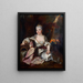 Portrait de Marie-Louise-Élisabeth d'Orléans, duchesse de Berry 1695-1719 - Nicolas de Largillière — kehystetty taideteos seinällä
