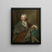 Portrait du baron de Besenval - Nicolas de Largillière — kehystetty taideteos seinällä