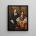 Portrait d'un jeune homme et de son précepteur - Nicolas de Largillière — kehystetty taideteos seinällä