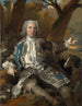 Portrait d'un gentleman en costume de chasse - Nicolas de Largillière — näkymä teoksesta