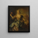 Portrait d'une dame - Nicolas de Largillière — kehystetty taideteos seinällä