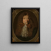 Portrait d'homme Pierre van Schuppen - Nicolas de Largillière — kehystetty taideteos seinällä