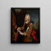 Portrait d'un officier - Nicolas de Largillière — kehystetty taideteos seinällä