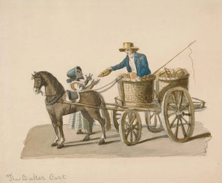 Le chariot des boulangers - Nicolino Calyo — näkymä teoksesta