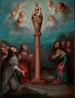 L'Apparition de la Vierge du Pilar à Saint Jacques - Nicolás Enríquez — näkymä teoksesta