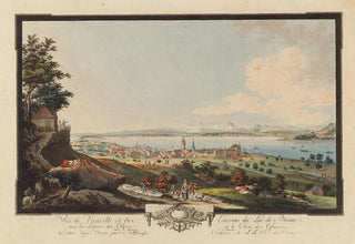Niklaus Sprngli - Vu de Neuville et des Environs du Lac de Bienne.webp