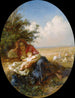 Mère et enfant dans le champ de blé - Nikolai Efimovich Rachkov — näkymä teoksesta