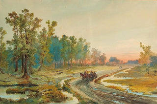 Nikolai Nikolaevich Karazin - A Landscape after the Rain at Sunset.webp