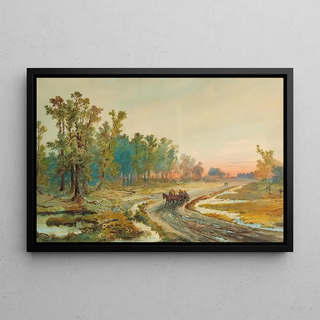 Nikolai Nikolaevich Karazin - A Landscape after the Rain at Sunset.webp
