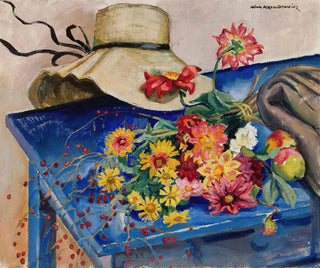 Nina Aleksandrowicz - Hat with flowers.webp