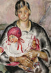 Mère avec un enfant - Nina Aleksandrowicz — näkymä teoksesta