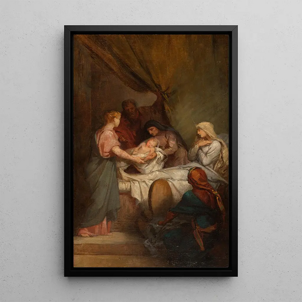 La Naissance de la Vierge - Nélie Jacquemart — kehystetty taideteos seinällä