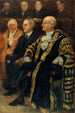 Sir George Broadbridge Virallinen vastaanotto Lontoon kaupungintalolla kaupunginjohtajan isännöimänä 18. kesäkuuta 1937 — näkymä teoksesta