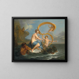 Le Triomphe de Galatée - Noël Nicolas Coypel — kehystetty taideteos seinällä