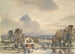 Maisemamaalaus lehmäin kanssa - Norman Alfred William Lindsay — näkymä teoksesta