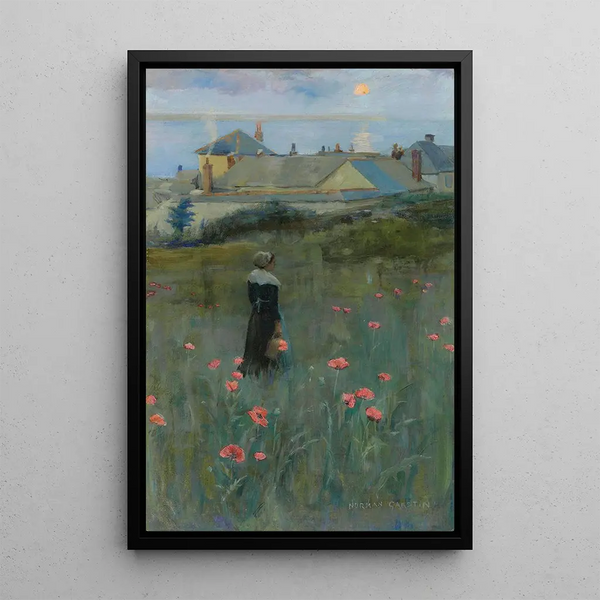 Unikot - Norman Garstin — kehystetty taideteos seinällä