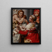 La Sainte Famille avec saint Jean-Baptiste - Nosadella Giovanni Francesco Bezzi — kehystetty taideteos seinällä