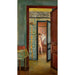Maalauksen jäljennös Henri Lebasque - Nu Mettant sa Chemise dans un Intérieur