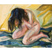 Maalauksen jäljennös Nu en pleurs - Edvard Munch