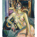 Maalauksen jäljennös Nainen istuu sohvalla - Edvard Munch