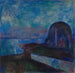 Yön tähtitaivas - Edvard Munch — näkymä teoksesta