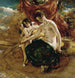 Nymphe à la pêche - William Etty — näkymä teoksesta