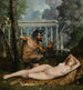 Nymphe et satyre - Adolphe-Alexandre Lesrel — näkymä teoksesta