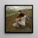 Lokakuu - Jules Bastien-Lepage — kehystetty taideteos seinällä