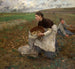 Lokakuu - Jules Bastien-Lepage — näkymä teoksesta