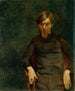 Portrait du peintre suédois Ivar Arosenius - Oda Krohg — näkymä teoksesta