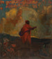 Arabe musicien - Odilon Redon — näkymä teoksesta