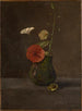 Nature morte de fleurs dans une cruche verte - Odilon Redon — näkymä teoksesta